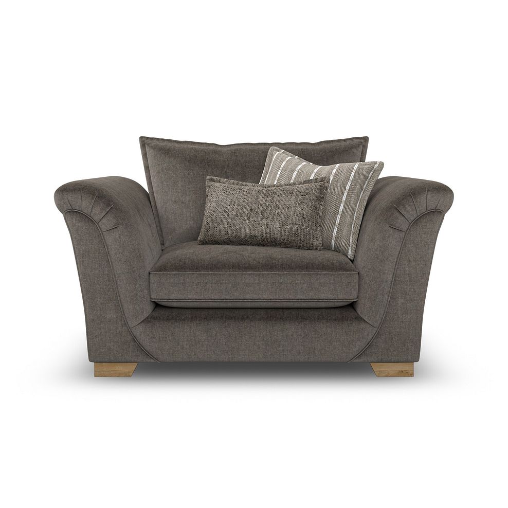 Milldale Loveseat in Garda Moody Fabric with Earth Scatters 2