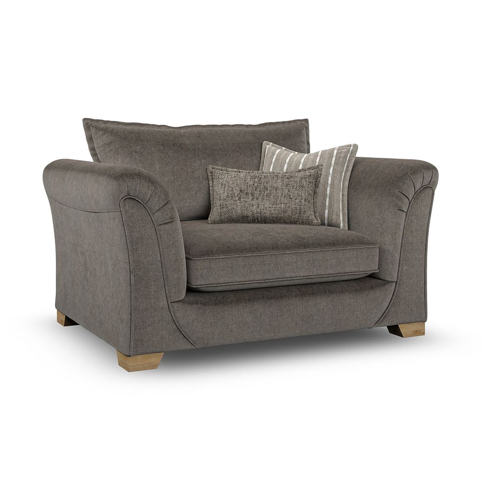 Milldale Loveseat in Garda Moody Fabric with Earth Scatters 3