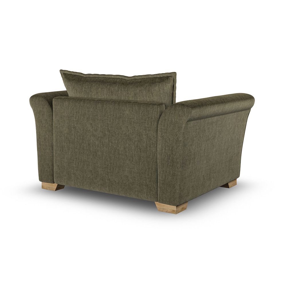 Milldale Loveseat in Garda Seaweed Fabric with Earth Scatters 3