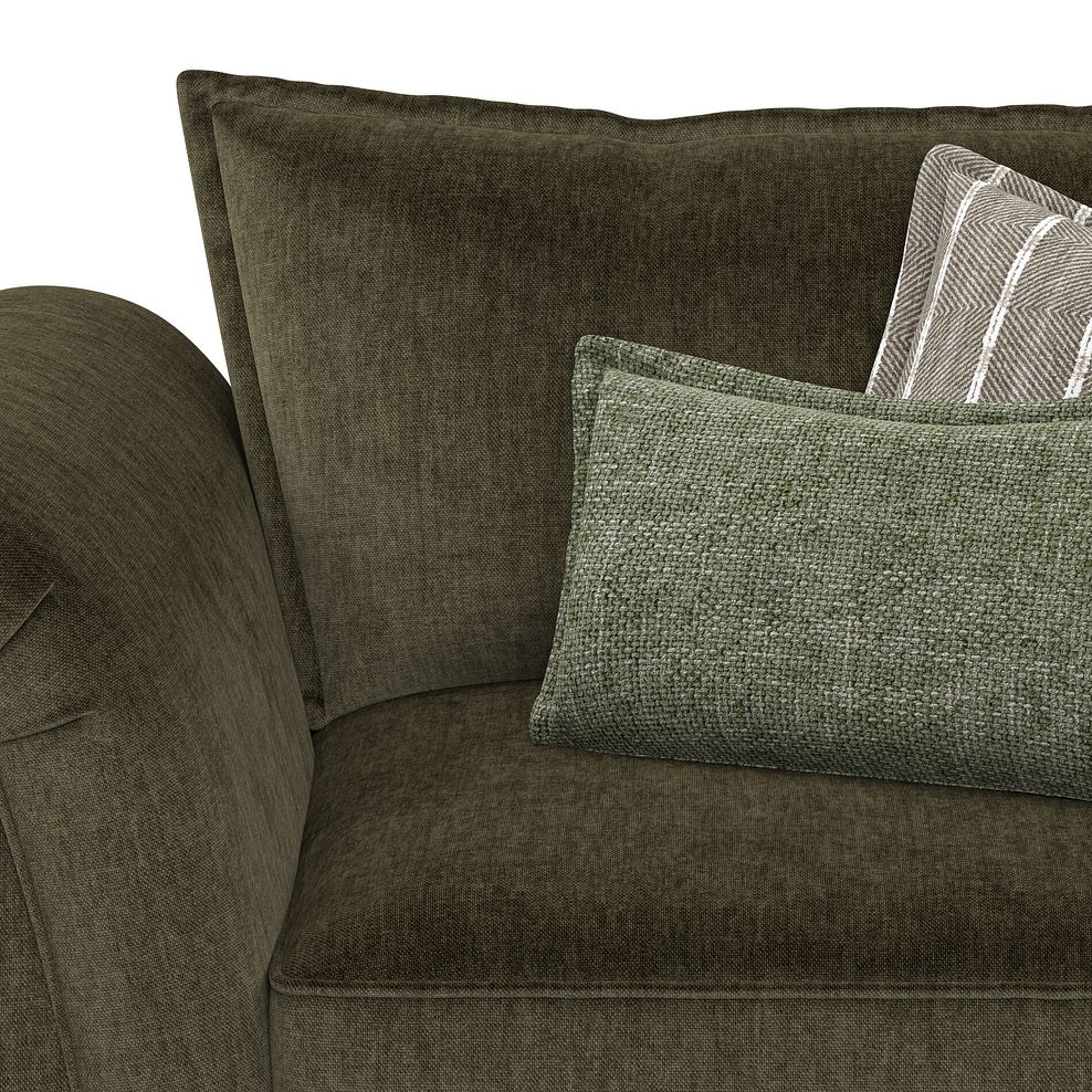 Milldale Loveseat in Garda Seaweed Fabric with Earth Scatters 7