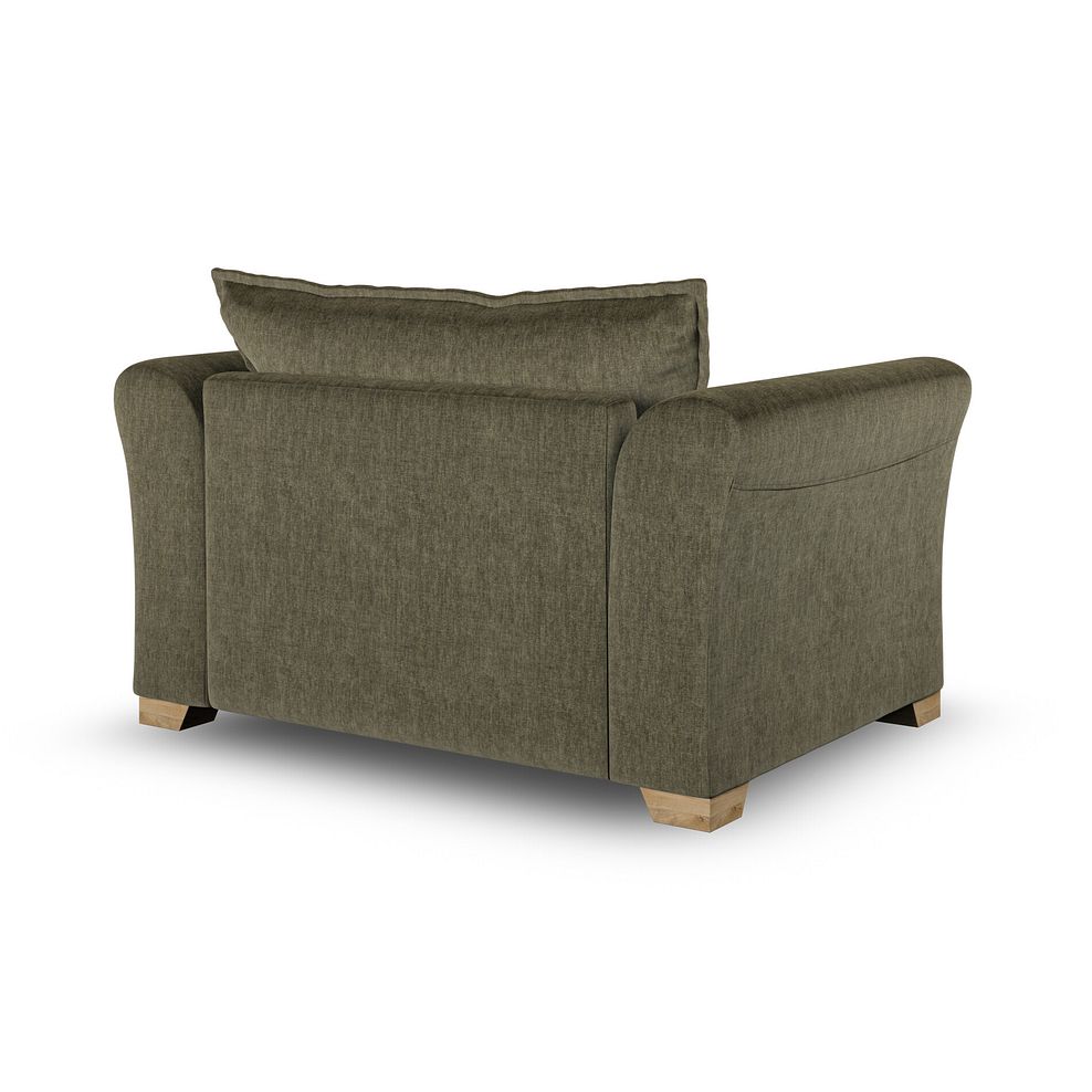Milldale Loveseat in Garda Seaweed Fabric with Earth Scatters 5