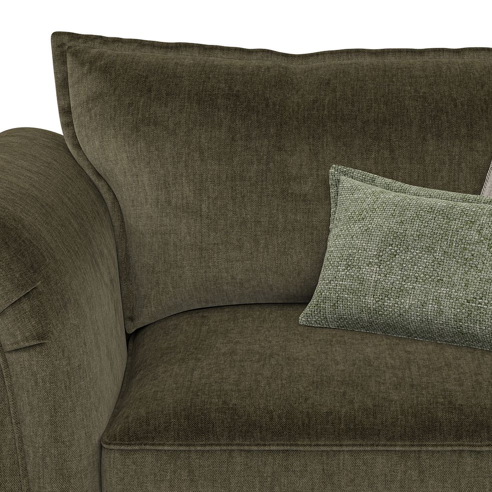 Milldale Loveseat in Garda Seaweed Fabric with Earth Scatters 9