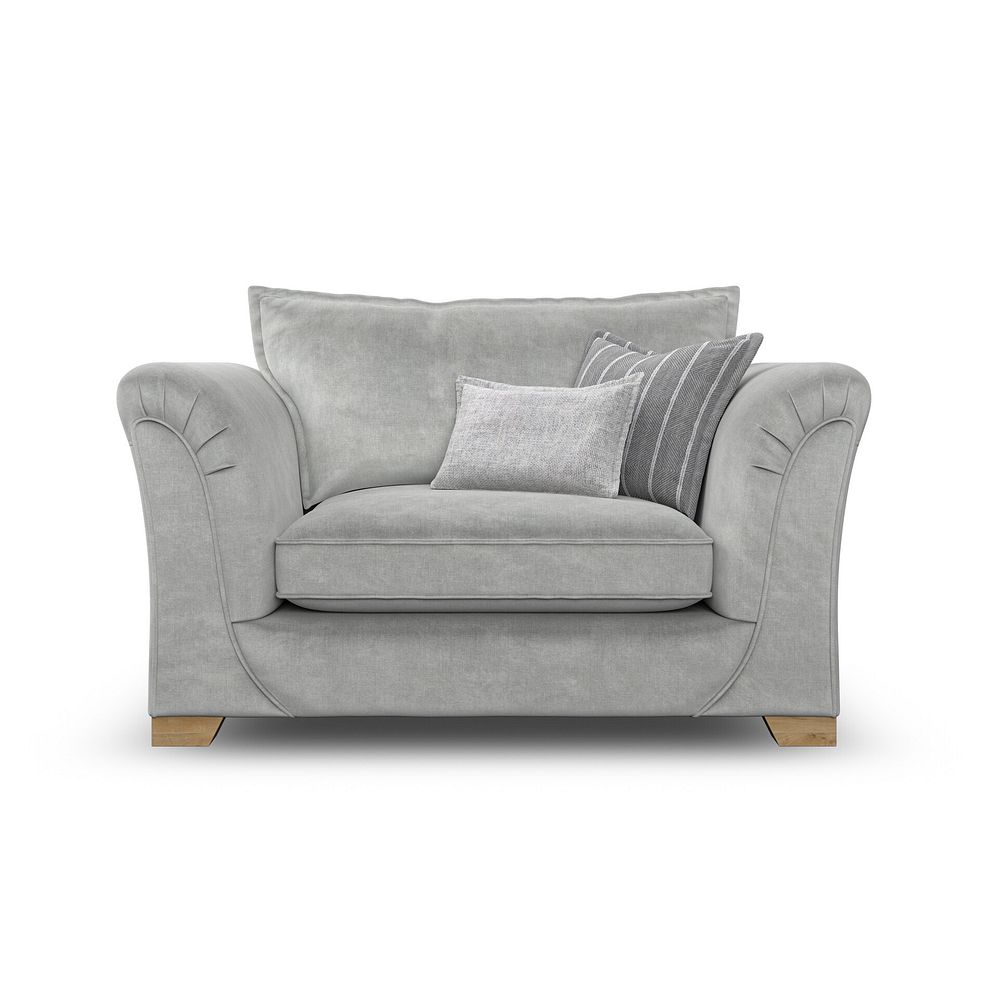 Milldale Loveseat in Garda Showers Fabric with Grey Scatters 4