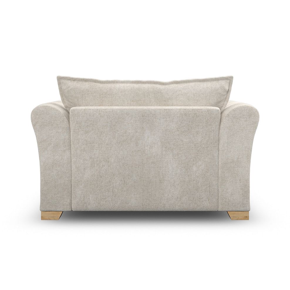 Milldale Loveseat in Milo Cream Fabric with Linen Scatters 6