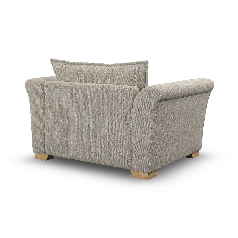 Milldale Loveseat in Milo Mink Fabric with Linen Scatters 3