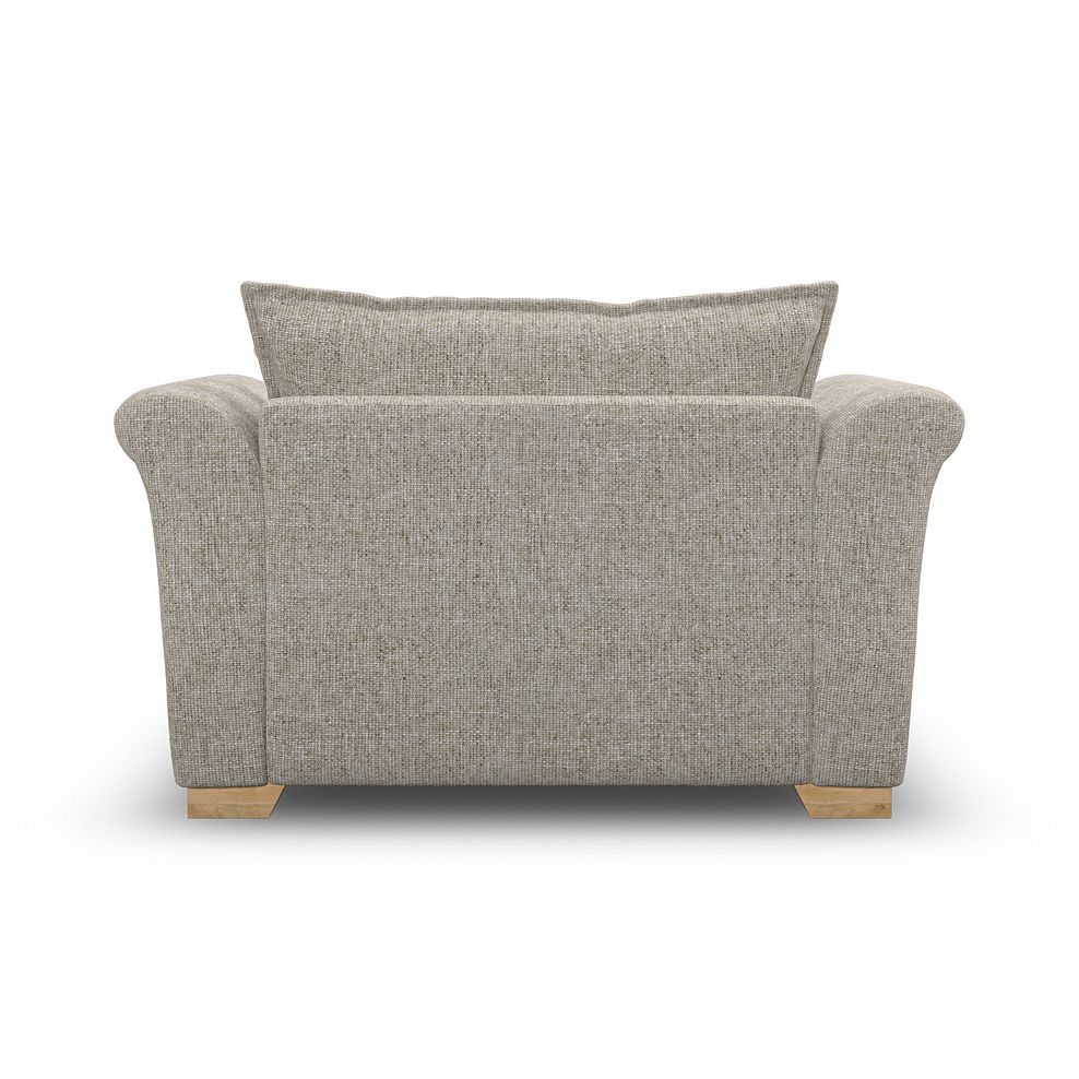 Milldale Loveseat in Milo Mink Fabric with Linen Scatters 4