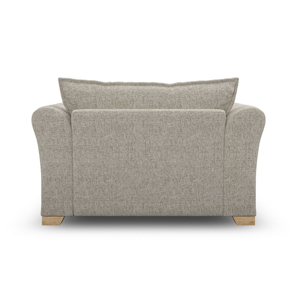 Milldale Loveseat in Milo Mink Fabric with Linen Scatters 8