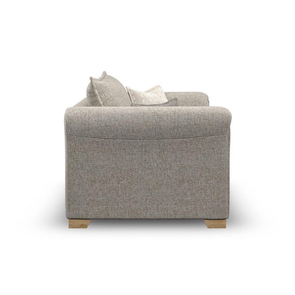 Milldale Loveseat in Milo Mink Fabric with Linen Scatters 9