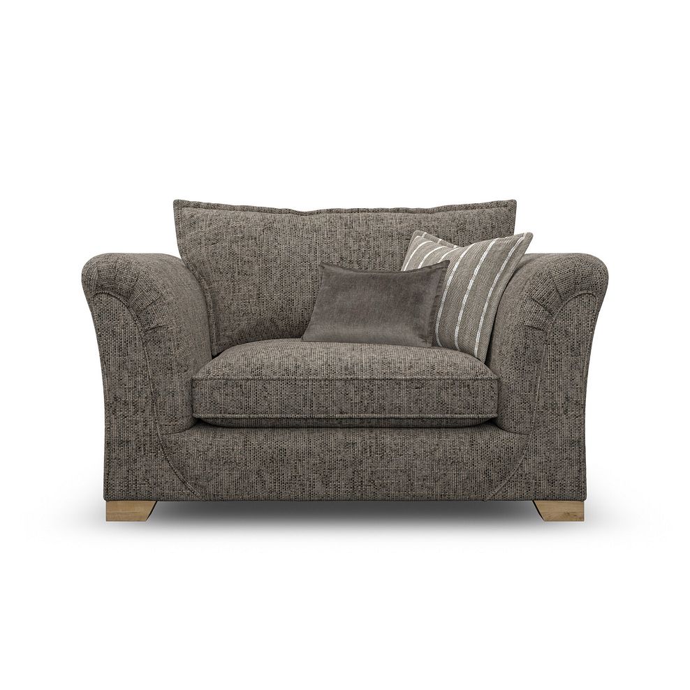 Milldale Loveseat in  Milo Mocha Fabric with Earth Scatters 4
