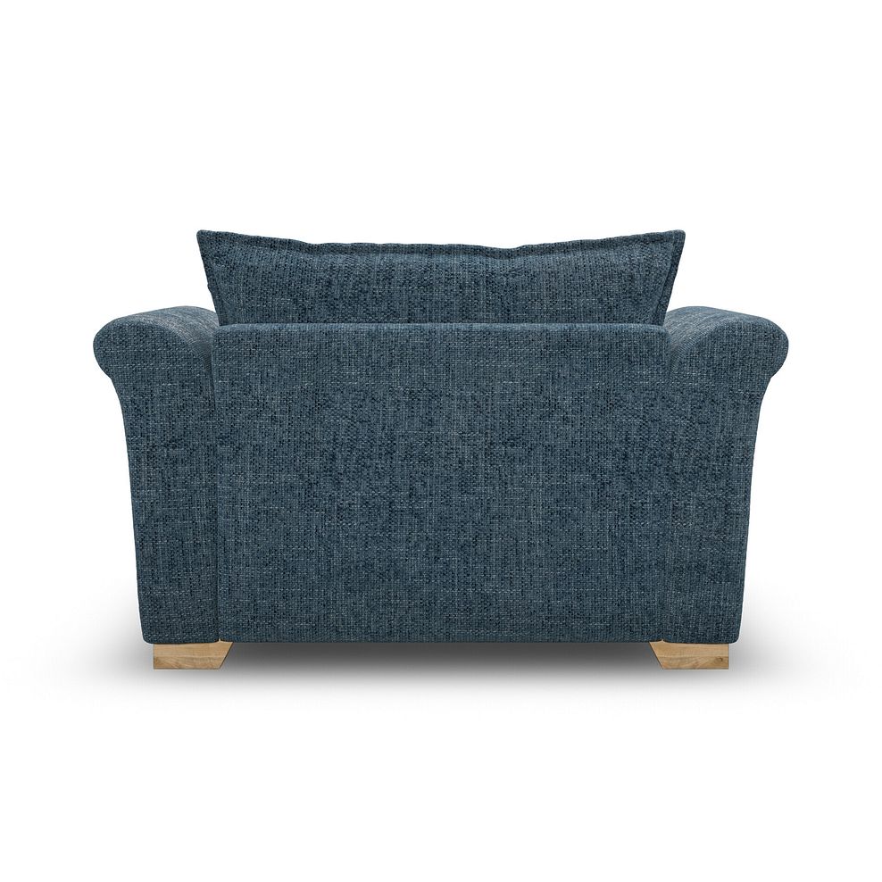 Milldale Loveseat in  Milo Navy Fabric with Navy Scatters 4