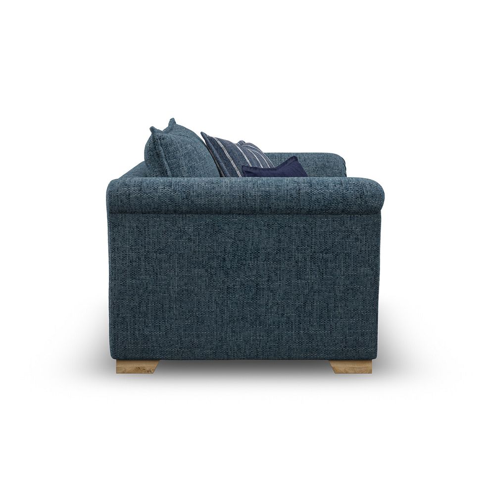 Milldale Loveseat in  Milo Navy Fabric with Navy Scatters 5