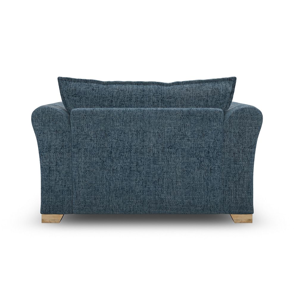 Milldale Loveseat in  Milo Navy Fabric with Navy Scatters 6