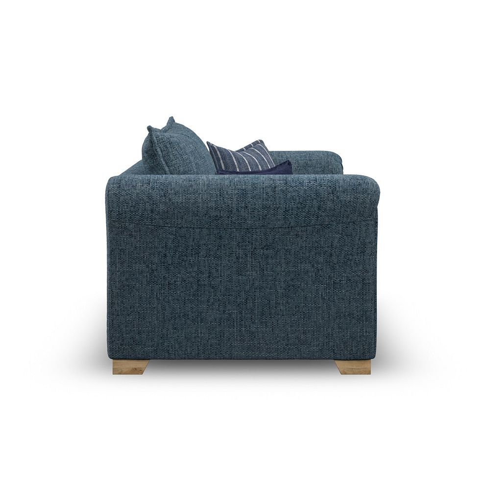 Milldale Loveseat in  Milo Navy Fabric with Navy Scatters 7