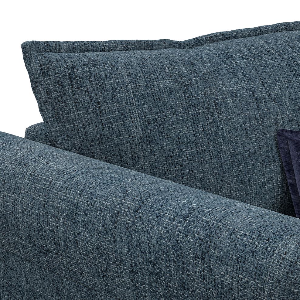 Milldale Loveseat in  Milo Navy Fabric with Navy Scatters 8