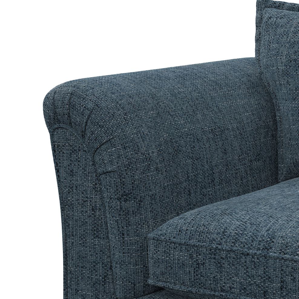 Milldale Loveseat in  Milo Navy Fabric with Navy Scatters 10
