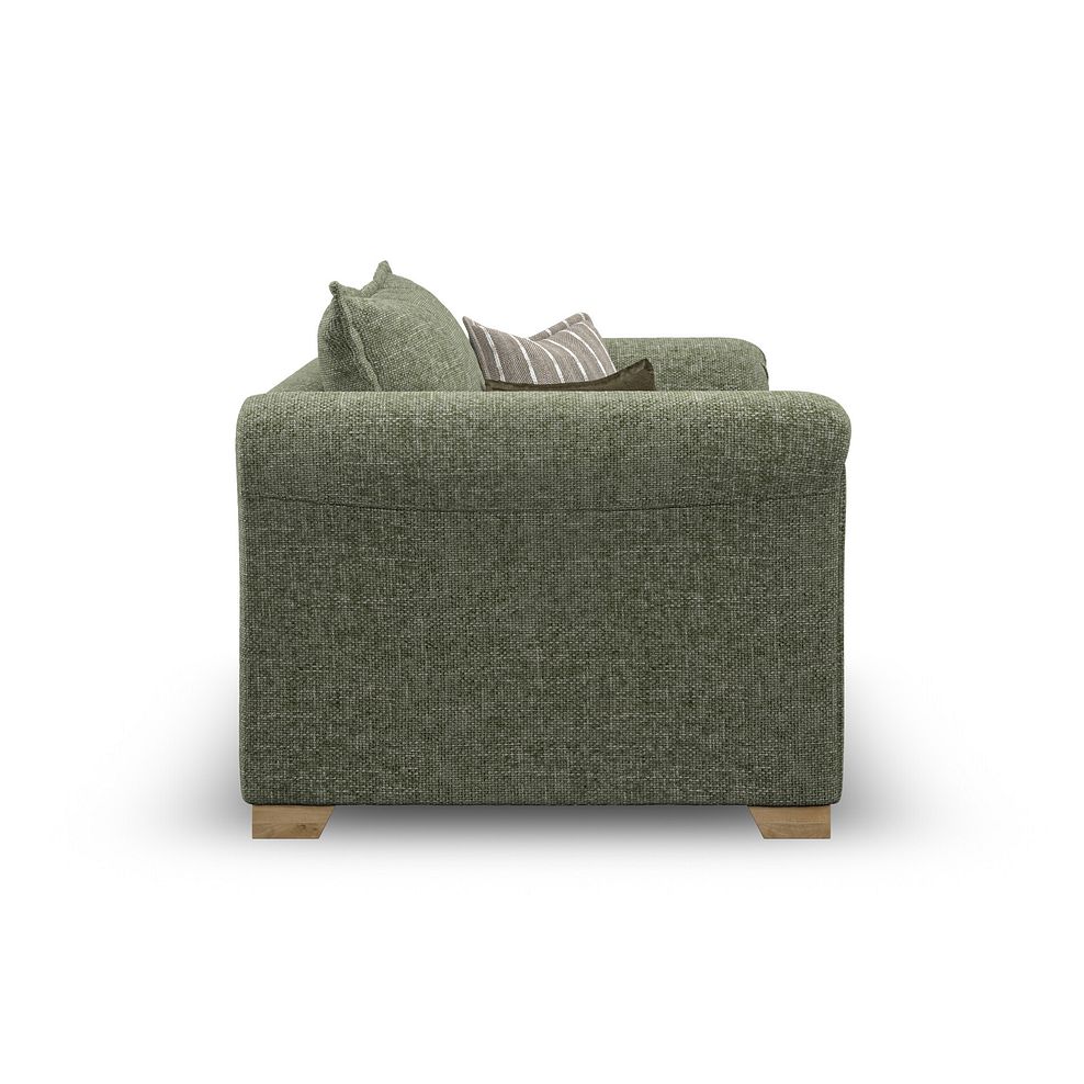 Milldale Loveseat in Milo Olive Fabric with Earth Scatters 7