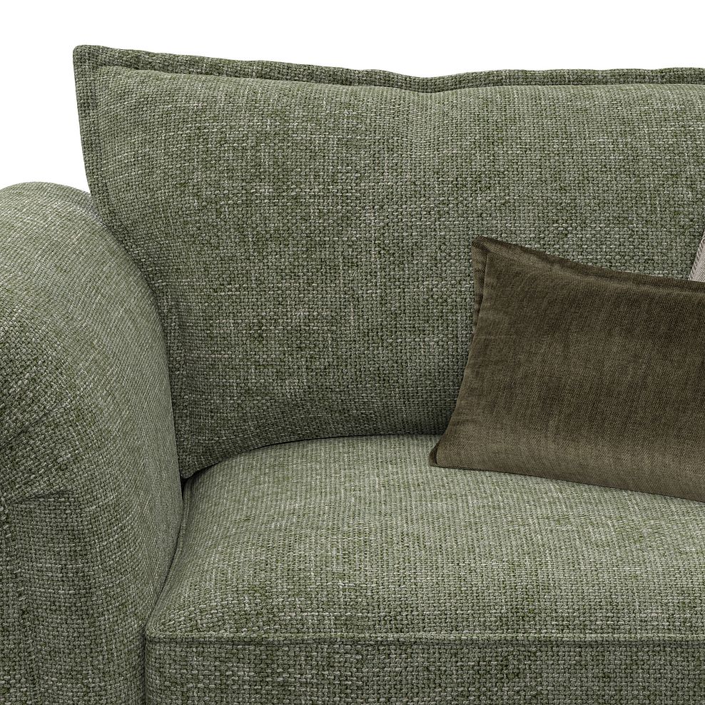 Milldale Loveseat in Milo Olive Fabric with Earth Scatters 9