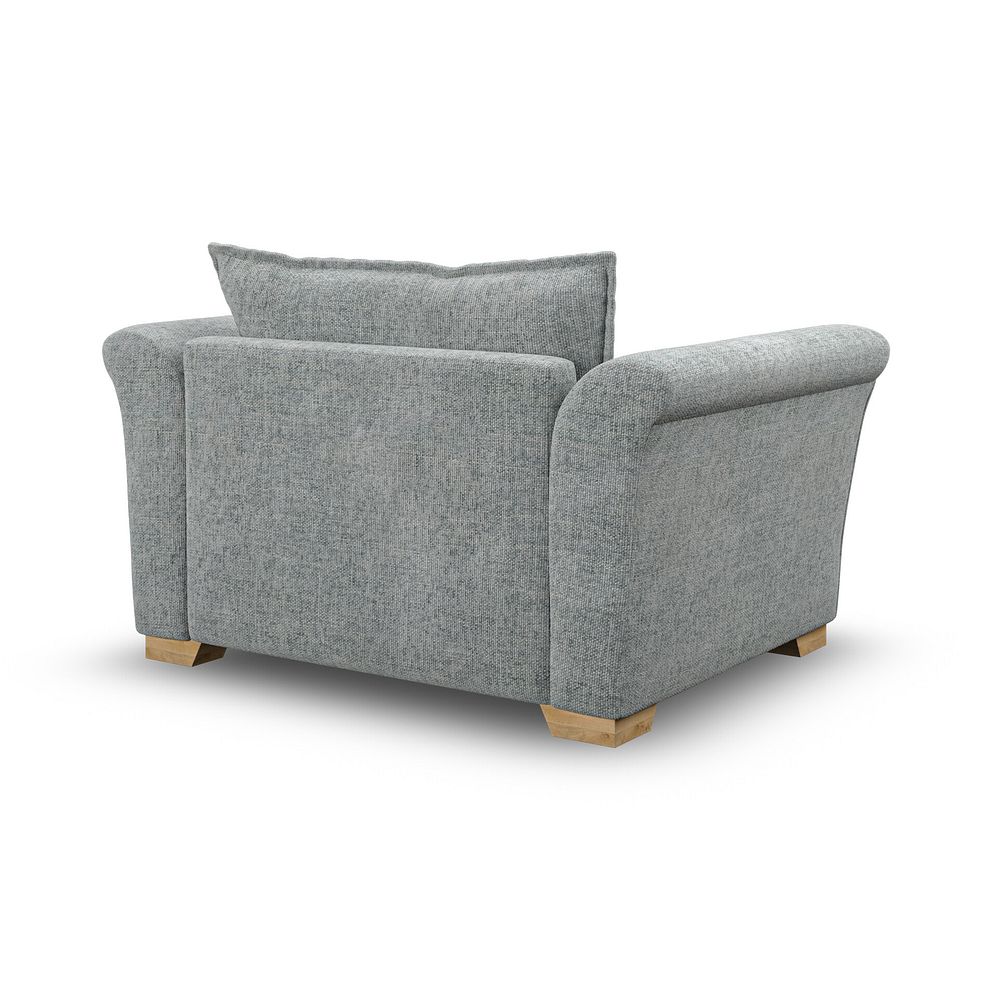 Milldale Loveseat in Milo Pewter Fabric with Grey Scatters 3