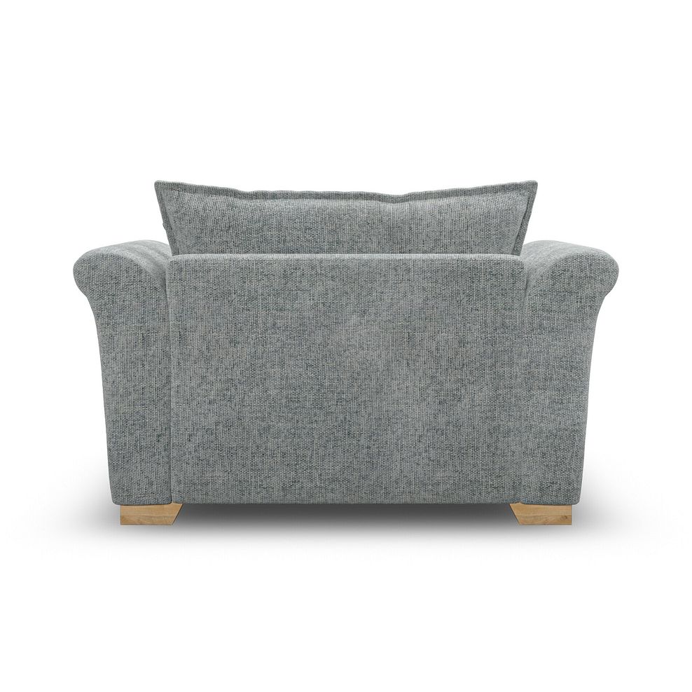 Milldale Loveseat in Milo Pewter Fabric with Grey Scatters 4