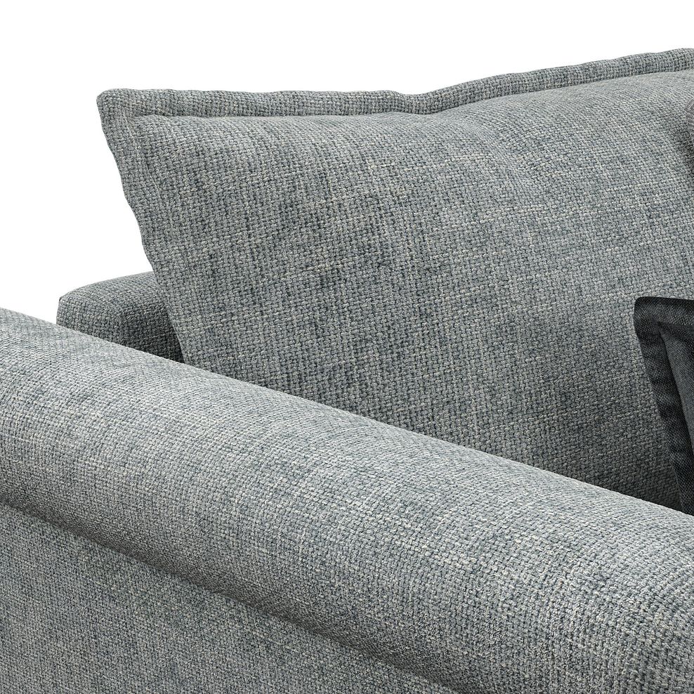 Milldale Loveseat in Milo Pewter Fabric with Grey Scatters 6