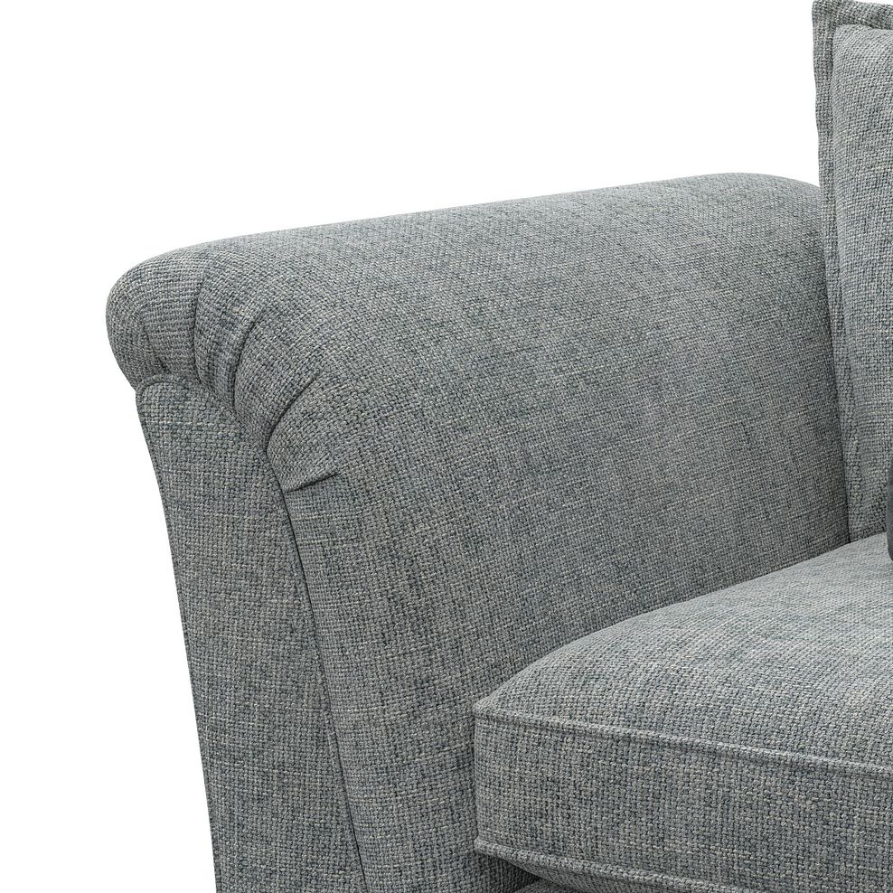 Milldale Loveseat in Milo Pewter Fabric with Grey Scatters 8