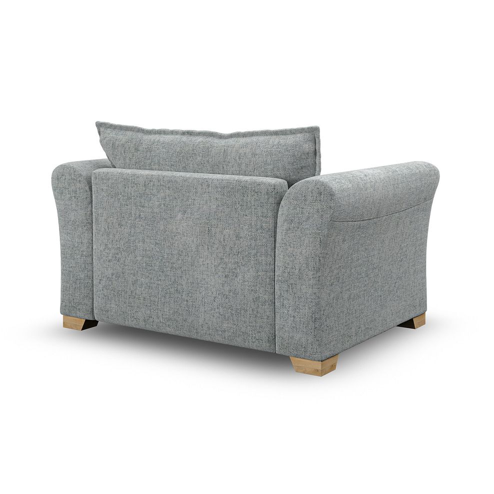 Milldale Loveseat in Milo Pewter Fabric with Grey Scatters 5
