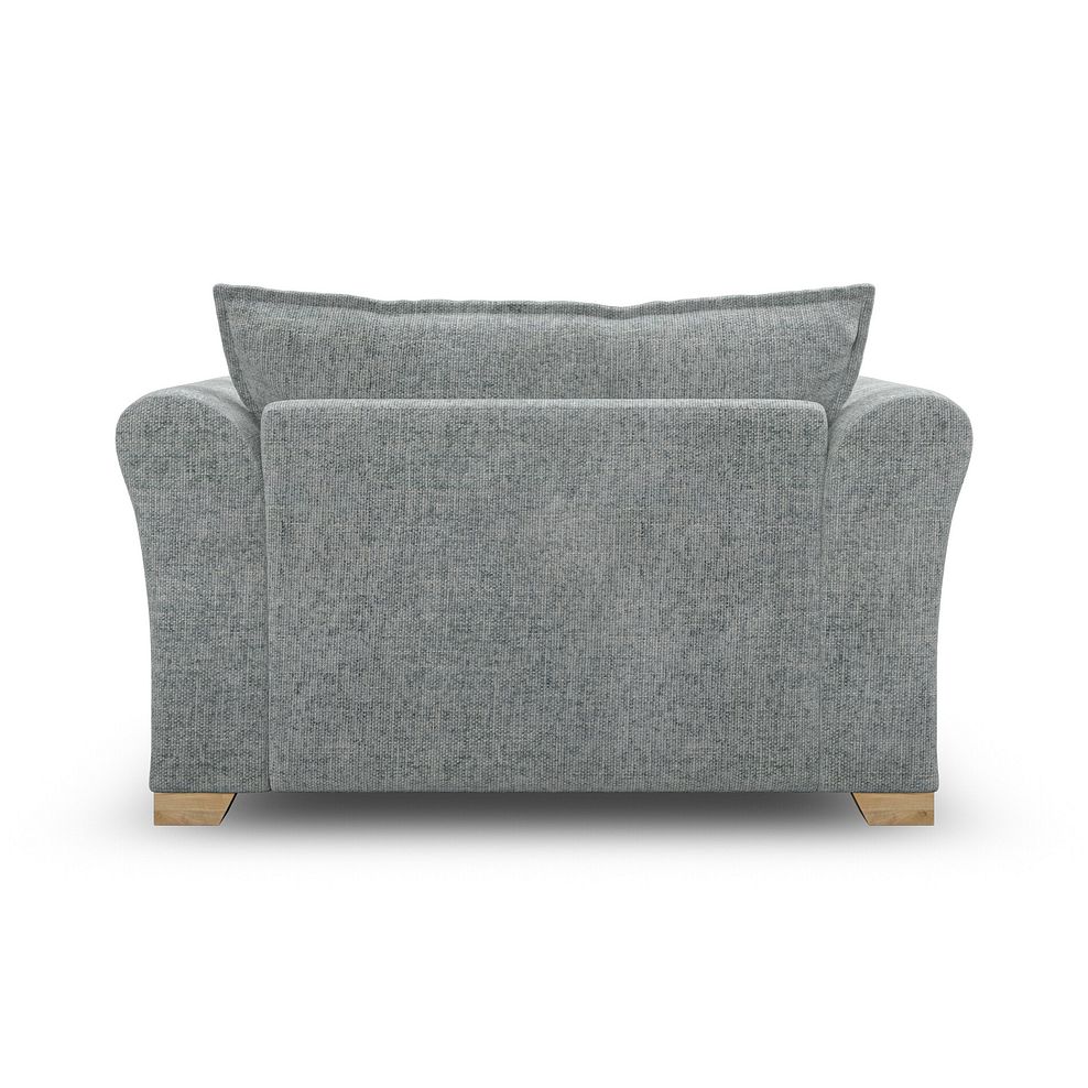 Milldale Loveseat in Milo Pewter Fabric with Grey Scatters 6