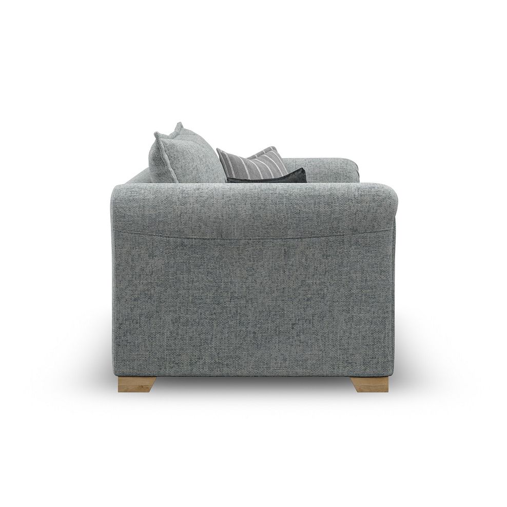 Milldale Loveseat in Milo Pewter Fabric with Grey Scatters 7