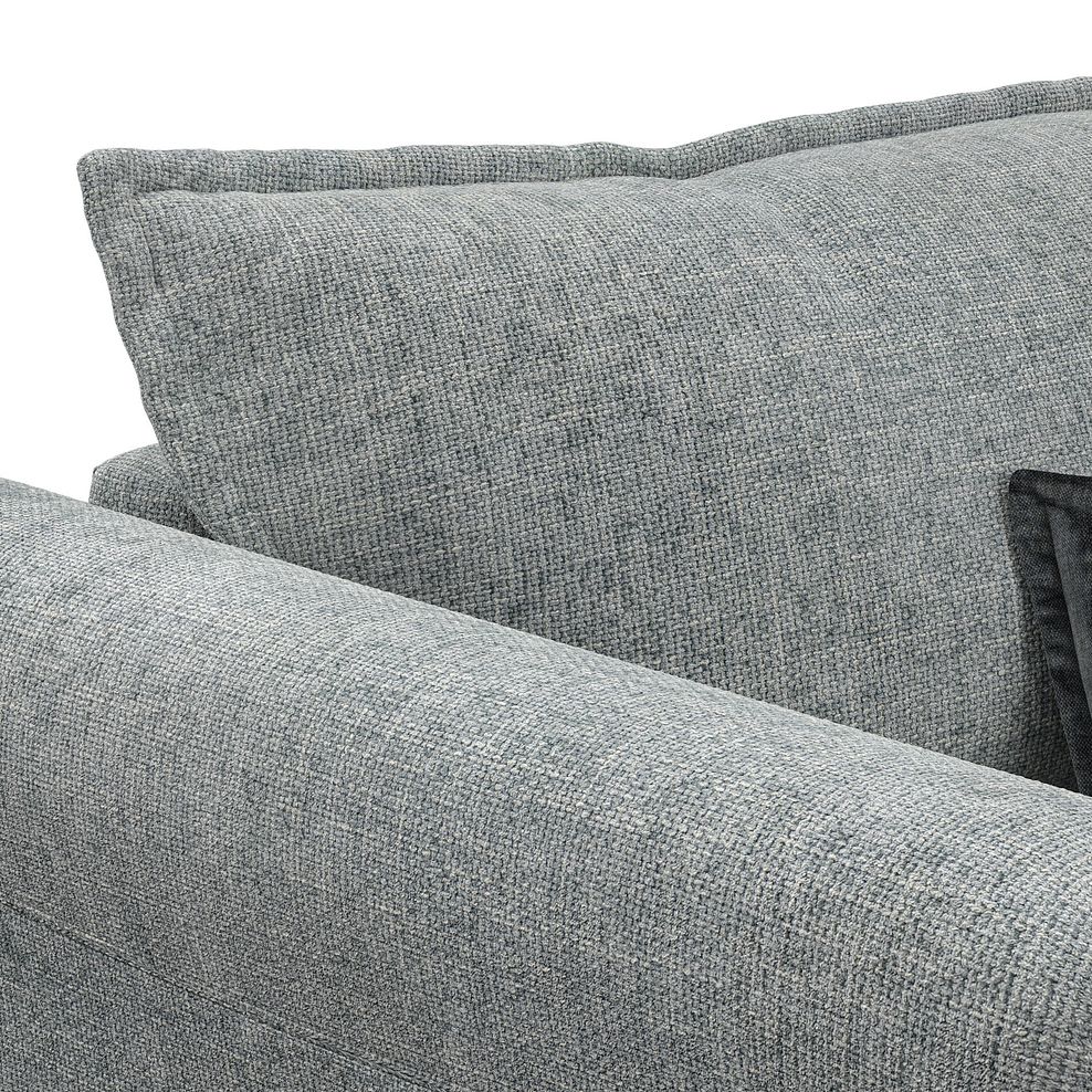 Milldale Loveseat in Milo Pewter Fabric with Grey Scatters 8