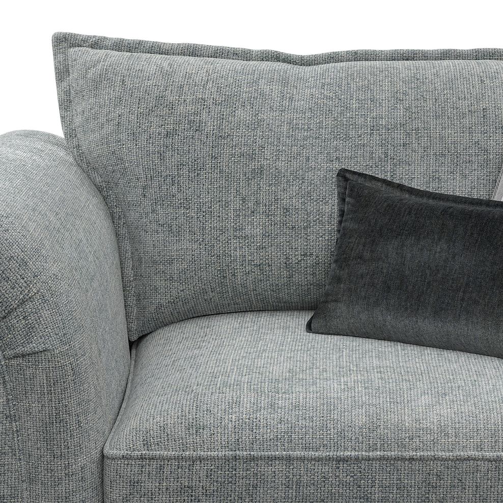 Milldale Loveseat in Milo Pewter Fabric with Grey Scatters 9
