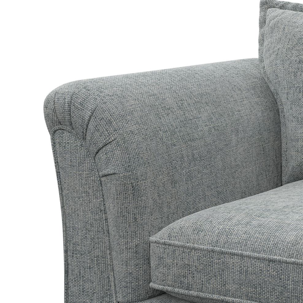 Milldale Loveseat in Milo Pewter Fabric with Grey Scatters 10
