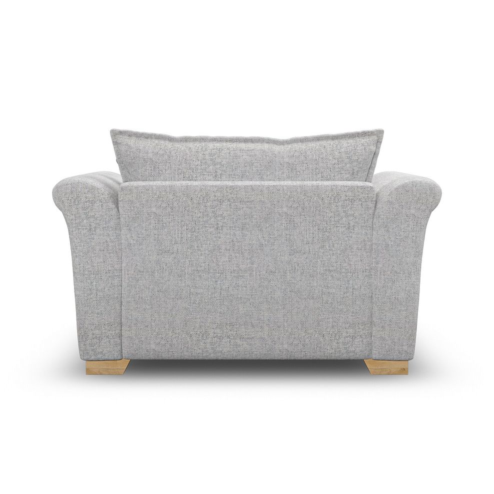 Milldale Loveseat in Milo Silver Fabric with Grey Scatters 4