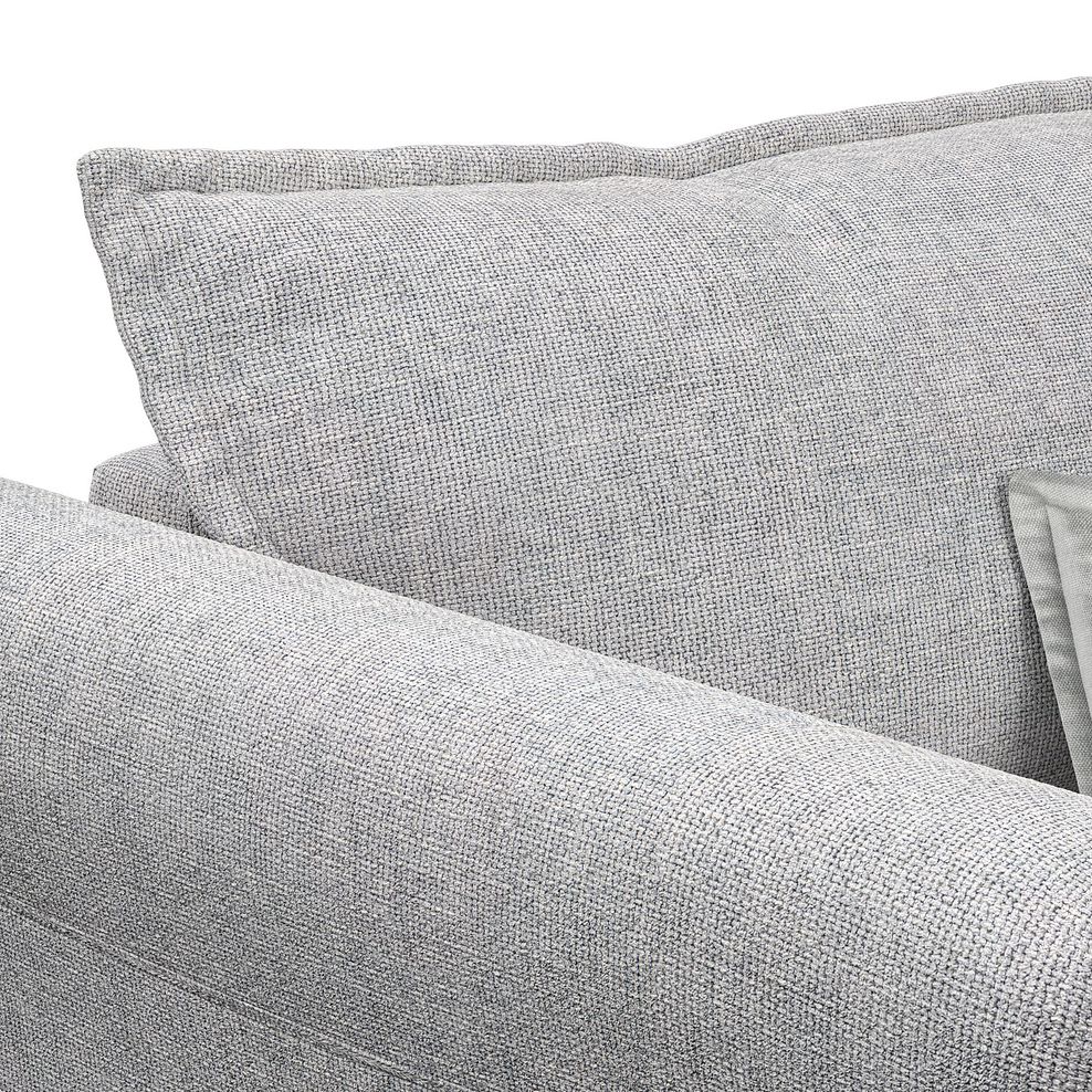 Milldale Loveseat in Milo Silver Fabric with Grey Scatters 8