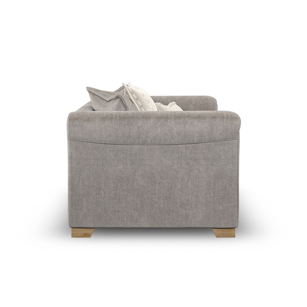 Milldale Pillow Back Loveseat in Garda Acier Fabric with Linen Scatters 7