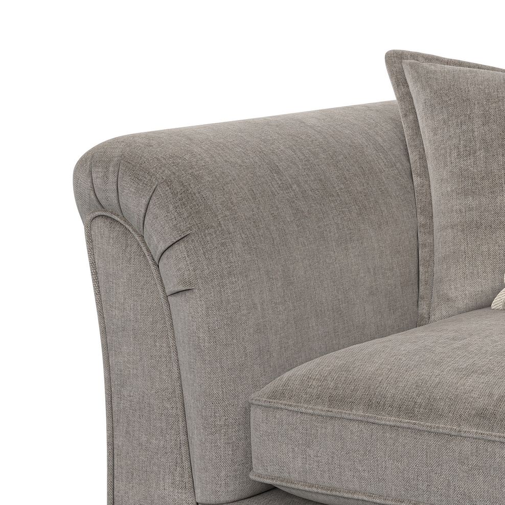 Milldale Pillow Back Loveseat in Garda Acier Fabric with Linen Scatters 10