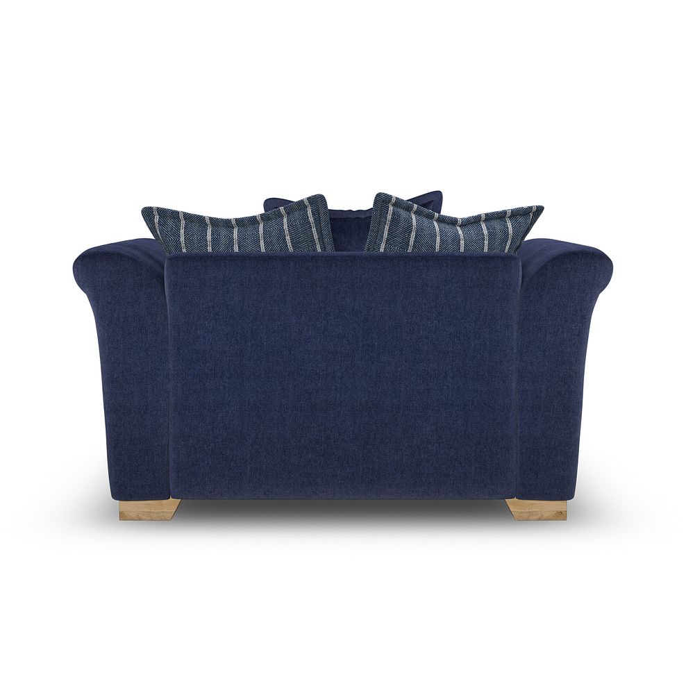 Milldale Pillow Back Loveseat in Garda Atomic Fabric with Navy Scatters 4