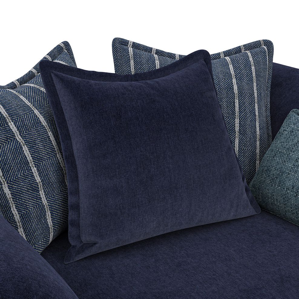Milldale Pillow Back Loveseat in Garda Atomic Fabric with Navy Scatters 6