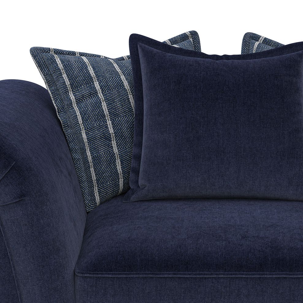 Milldale Pillow Back Loveseat in Garda Atomic Fabric with Navy Scatters 7