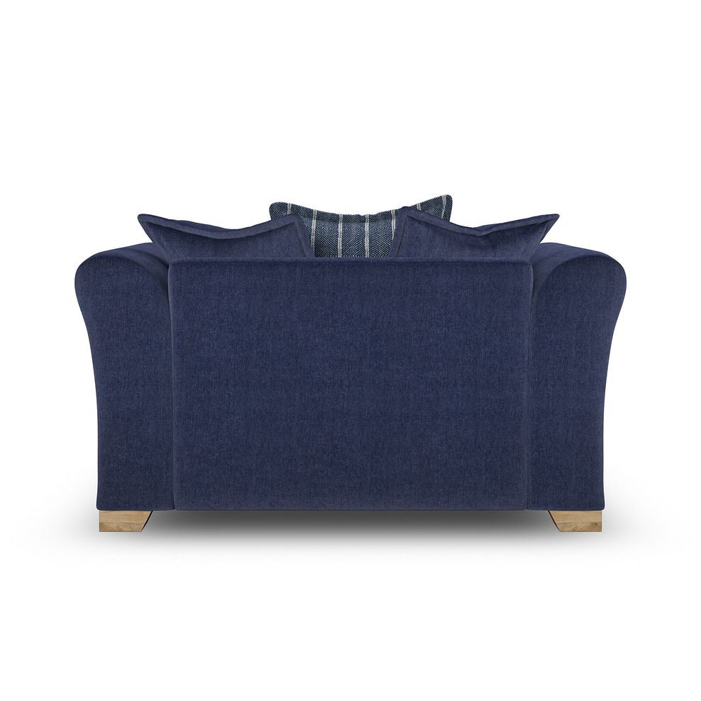 Milldale Pillow Back Loveseat in Garda Atomic Fabric with Navy Scatters 6