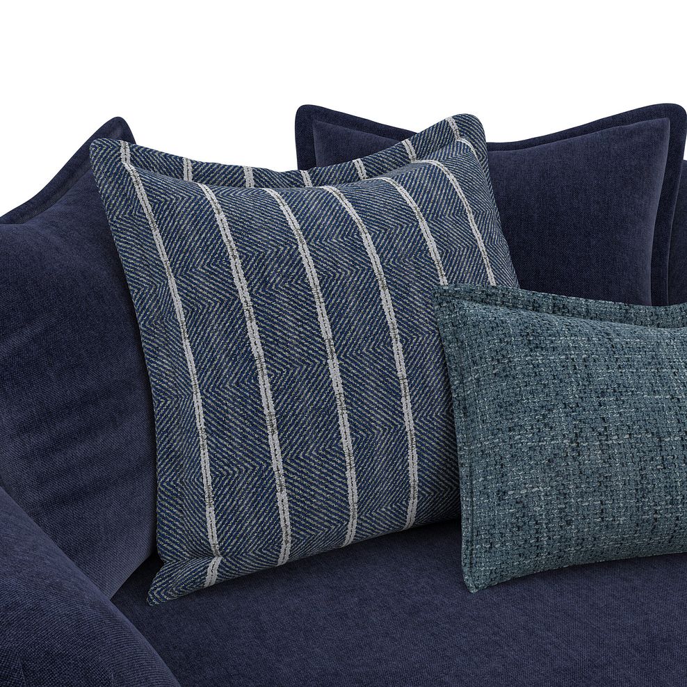 Milldale Pillow Back Loveseat in Garda Atomic Fabric with Navy Scatters 8