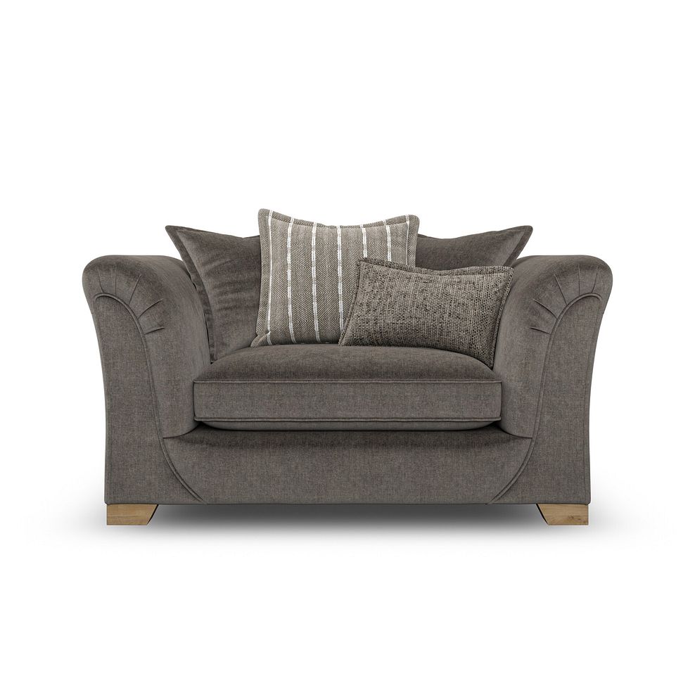 Milldale Pillow Back Loveseat in Garda Moody Fabric with Earth Scatters 4