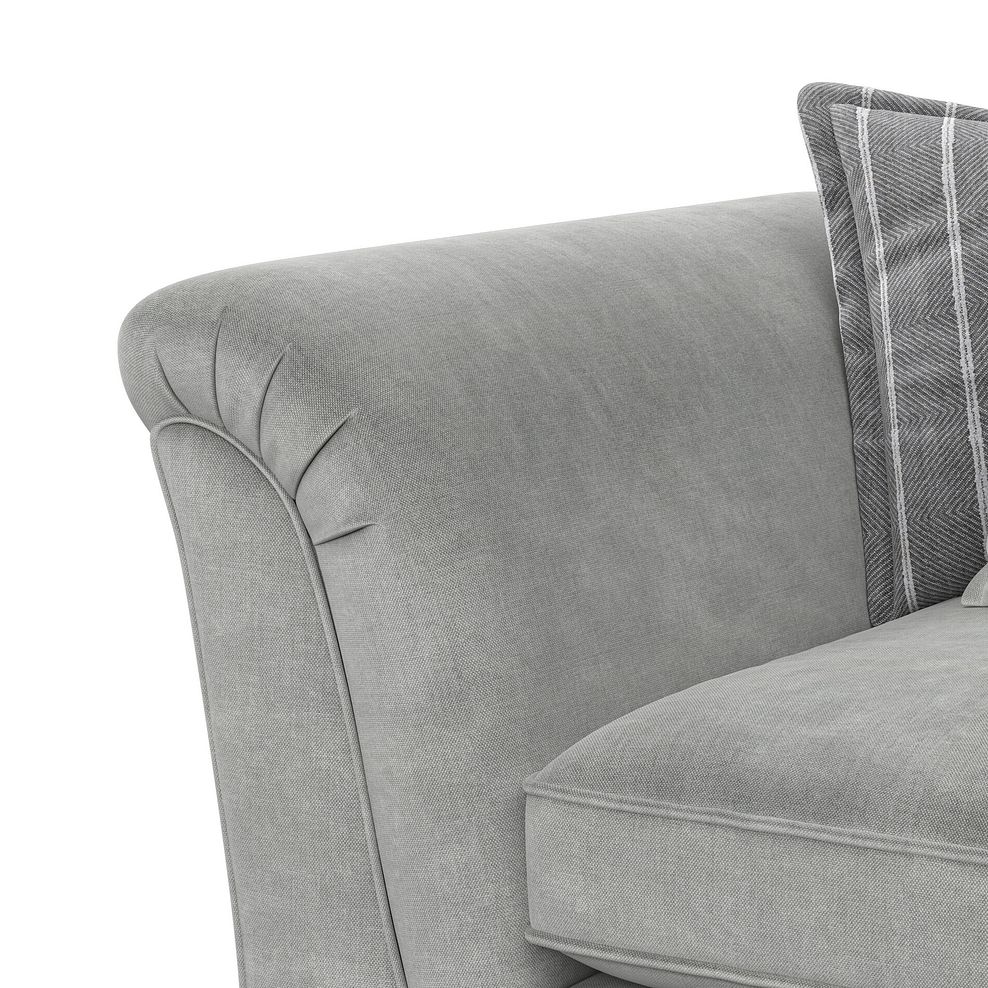 Milldale Pillow Back Loveseat in Garda Showers Fabric with Grey Scatters 8