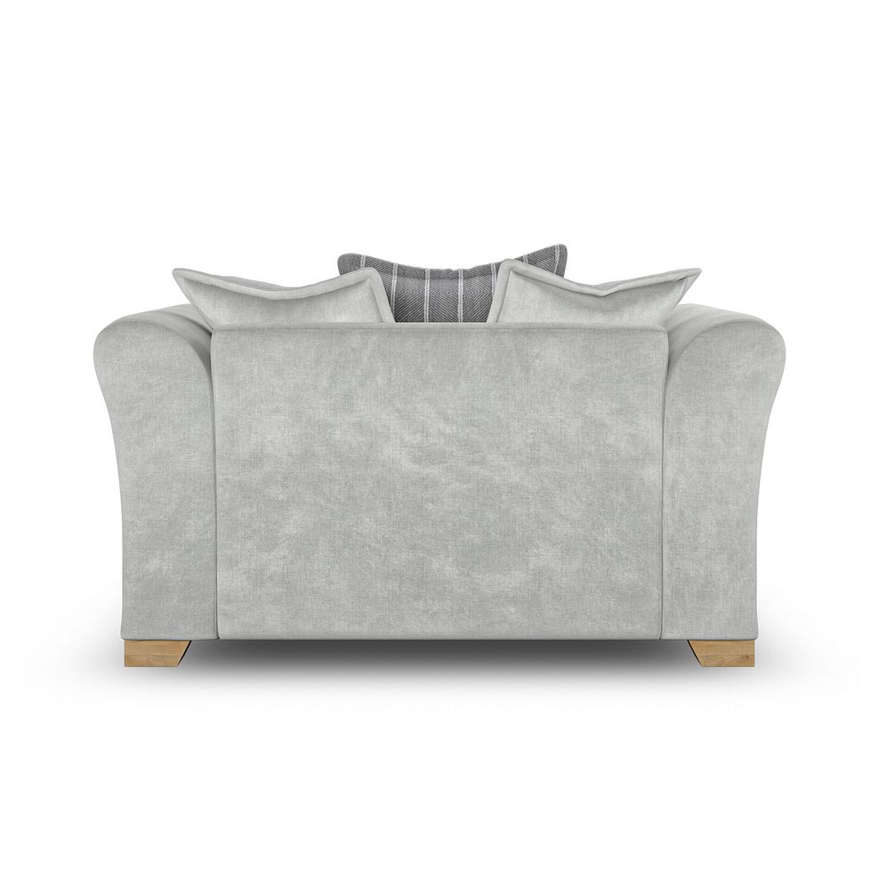 Milldale Pillow Back Loveseat in Garda Showers Fabric with Grey Scatters 6