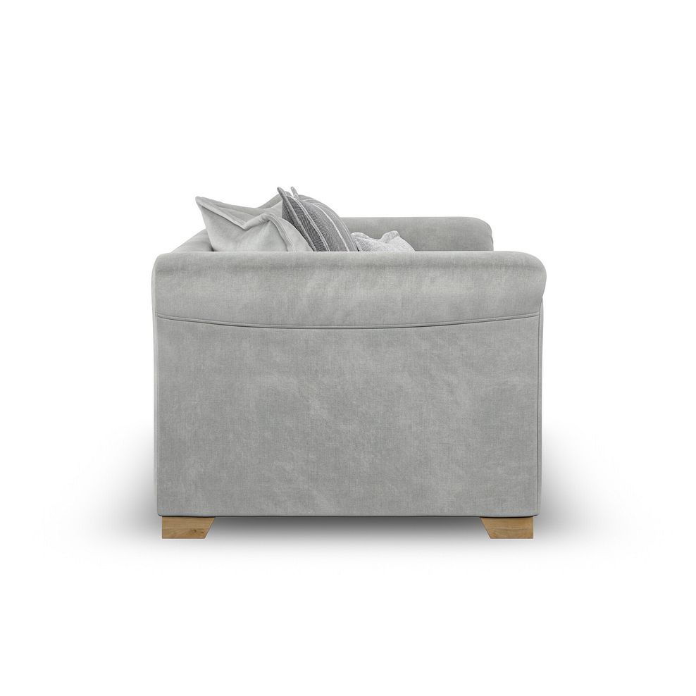 Milldale Pillow Back Loveseat in Garda Showers Fabric with Grey Scatters 7