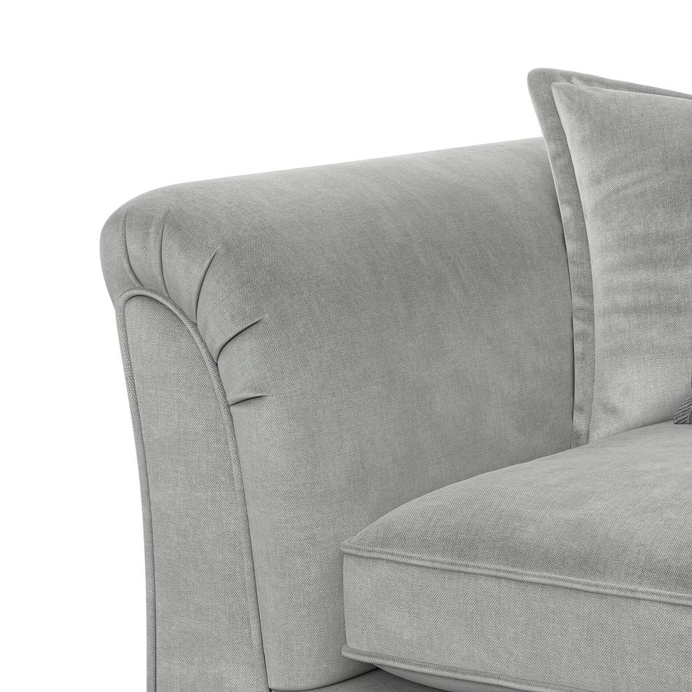 Milldale Pillow Back Loveseat in Garda Showers Fabric with Grey Scatters 10