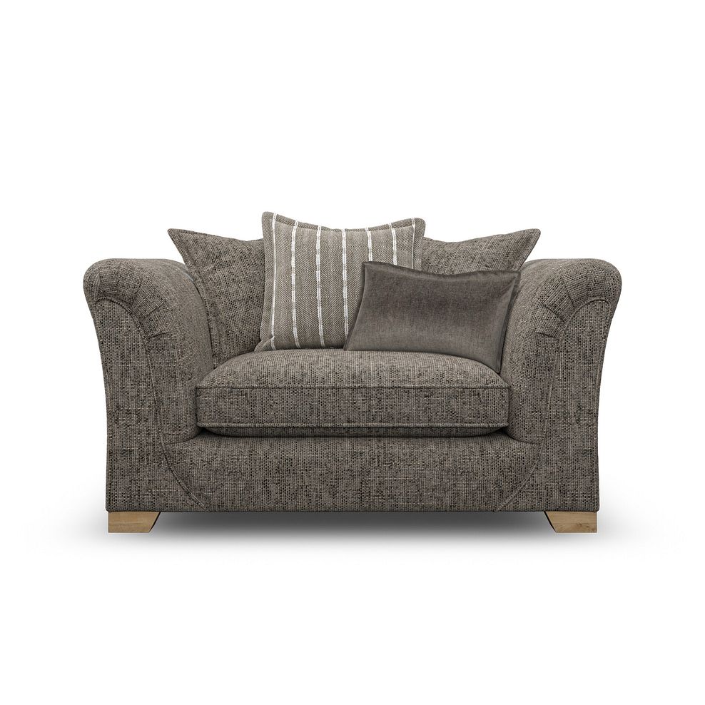 Milldale Pillow Back Loveseat in  Milo Mocha Fabric with Earth Scatters 4