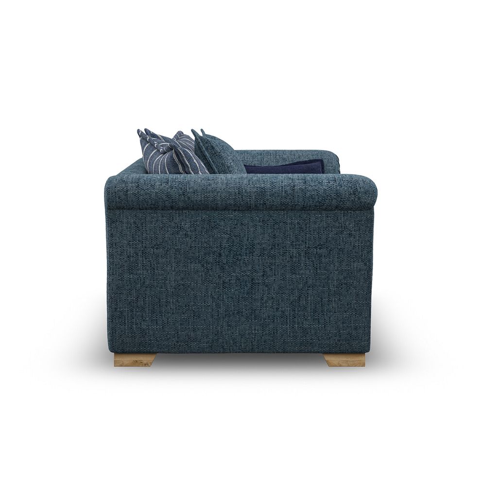 Milldale Pillow Back Loveseat in  Milo Navy Fabric with Navy Scatters 5