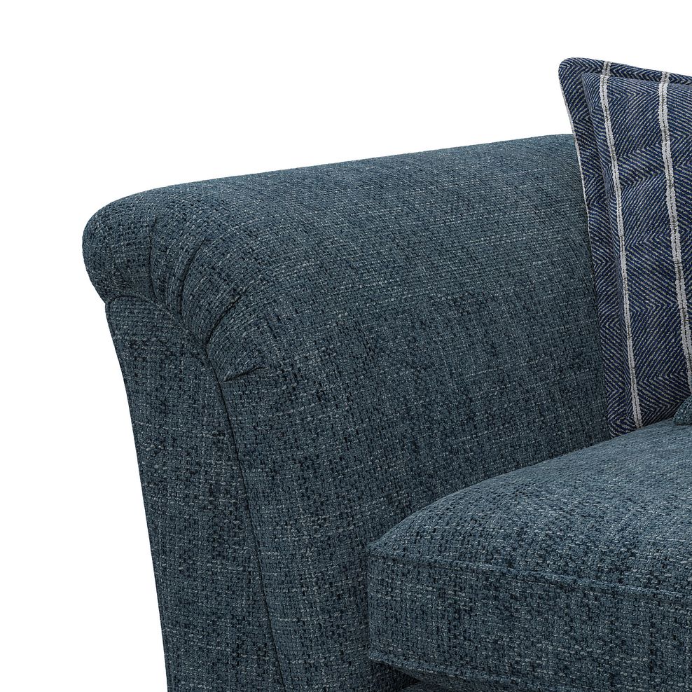 Milldale Pillow Back Loveseat in  Milo Navy Fabric with Navy Scatters 8