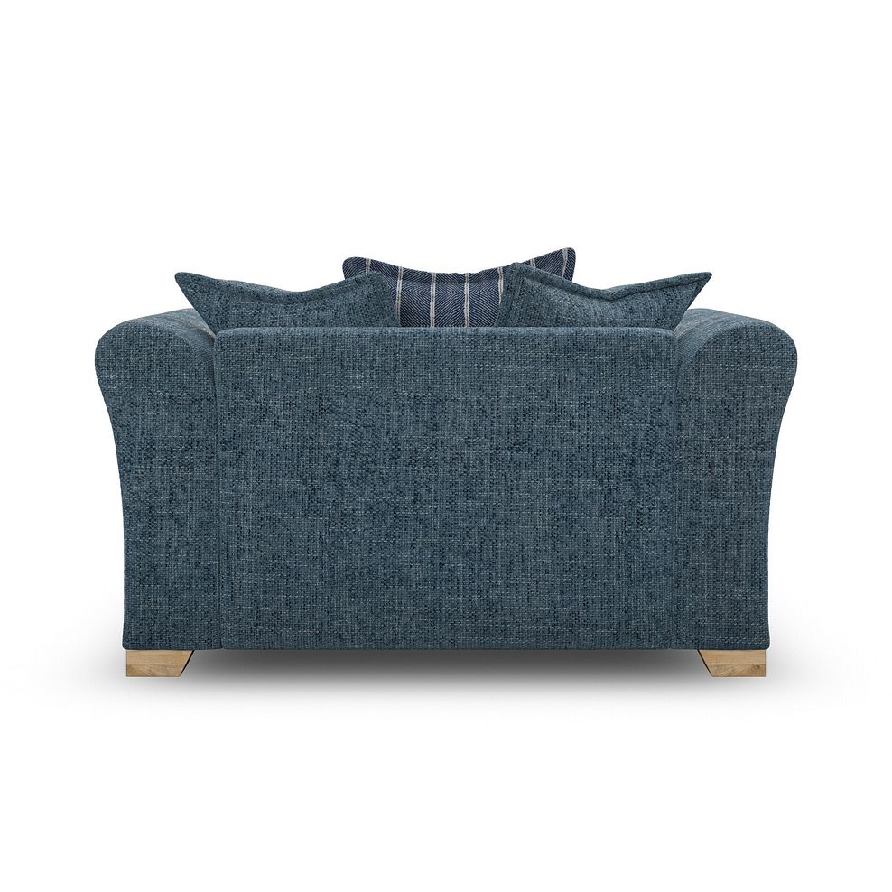 Milldale Pillow Back Loveseat in  Milo Navy Fabric with Navy Scatters 6