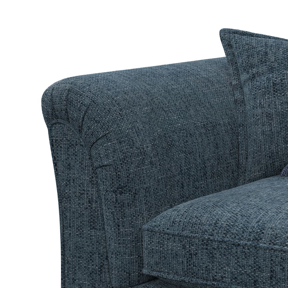 Milldale Pillow Back Loveseat in  Milo Navy Fabric with Navy Scatters 10